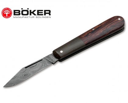 Нож Boker Manufaktur Solingen Barlow Integral Leopard-Damascus
