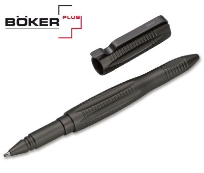 Тактическая ручка Boker Plus Click-On Grey