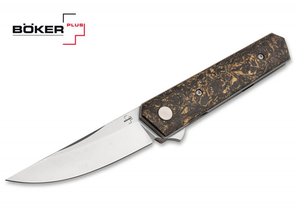 Нож Boker Plus Kwaiken Compact Flipper Marble Carbon Copper