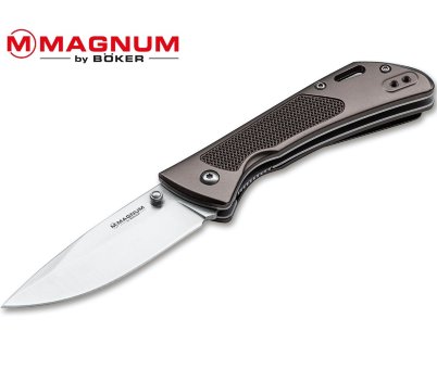 Нож Magnum by Boker Advance Checkering Dark Bronze