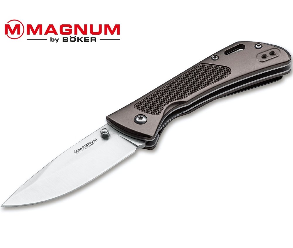 Нож Magnum by Boker Advance Checkering Dark Bronze